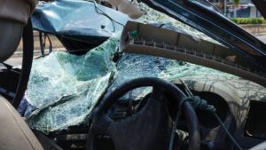 Destroyed Windshield