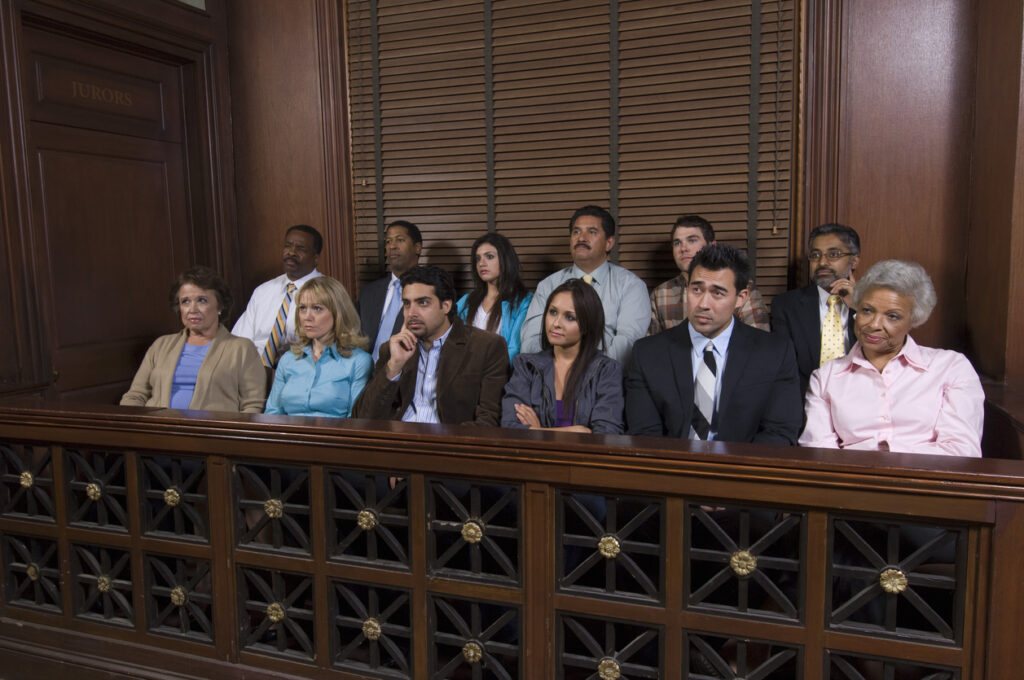 Jury box

