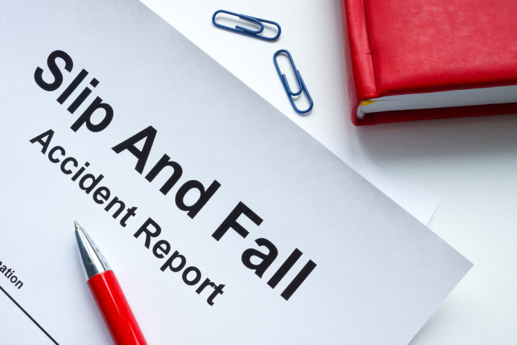 Slip and Fall Report